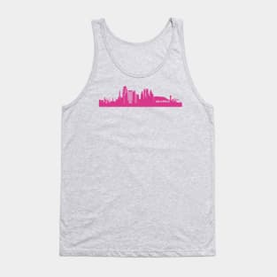 Los Angeles skyline pink Tank Top